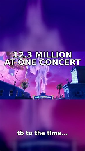 tb to the time 12.3 MILLION people went to a concert... inside Fortnite. 🪐