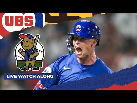 LIVE WATCH ALONG: Chicago Cubs vs Padres! Can the Cubs WIN THE SERIES?!
