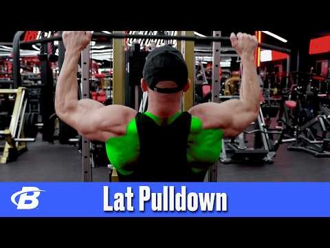 How To Do A Lat Pulldown With A Wide Overhand