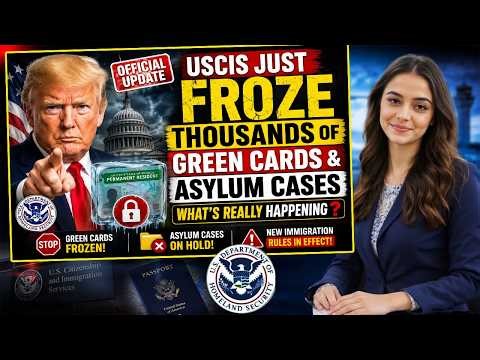 🚨 USCIS Just FROZE Thousands of Green Cards & Asylum Cases — What’s REALLY Happening?