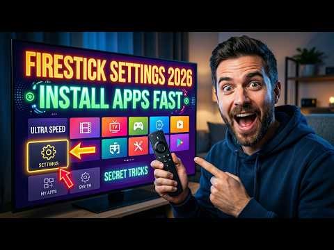 Secret Firestick Settings 2026 😱 Install ANY App, Movies & TV Channels!