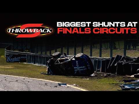 BIGGEST crashes at Finals Circuits | Throwback | Finals | Repco Supercars Championship