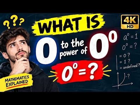 What Is 0 to the Power of 0? 😱 | 0⁰ = 1 or Undefined? | The Mind-Blowing Math Mystery! 🔥 #Shorts