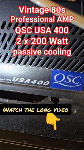 QSC USA 400: Ultimate Vintage Speaker Test.