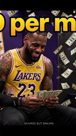 lebron james cash 664k dollars while injured