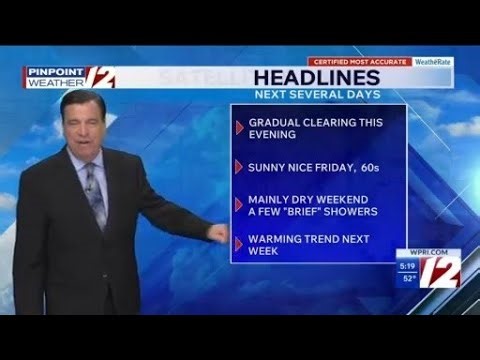 WPRI 12 Weather Forecast 4/30/26 Sunny Nice Friday