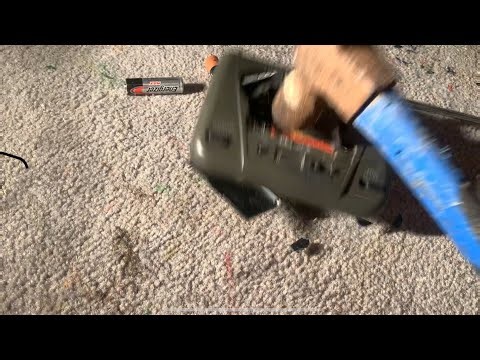 Extreme Cheap Alarm Clock Destruction With Hammer