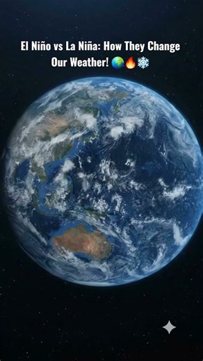 El Niño vs La Niña: How They Change Our Weather! 🌍🔥❄️ #elniño#enso #atmosphericcirculation#damocles