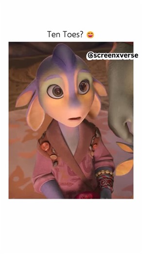 Screenxverse on Instagram: "🎬The Search for Wondla (2024) - The Alien Fascination - This highly-anticipated animated series, based on the children's books by Tony DiTerlizzi, follows a human girl named Eva who is raised by a robot on a strange alien planet. The scene where the alien children show extreme, childlike fascination with Eva's ten human toes hilariously captures the show's core premise: the radical cultural differences between humans and the planet's native inhabitants. This moment o