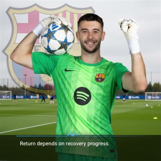 Joan Garcia injury update, Barcelona Goalkeeper Hamstring injury (January 2026) #shorts