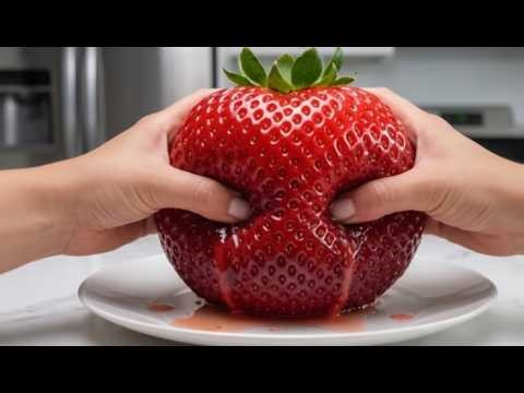 Giant Fruit Ball Reveal 🍓 Ultra Satisfying ASMR | 30 Crazy Fruit Balls Exploding in 4K