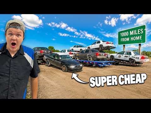 I Bought 11 Cars At Auction To Drive 999 Miles Home, Everyone’s Counting On Them To Break!
