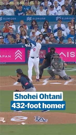 Shohei Ohtani sends his 23rd home run 432 feet 💪