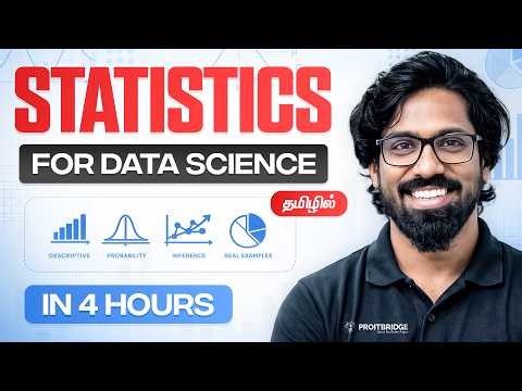Statistics One Shot Full Course in Tamil (Beginners Friendly)