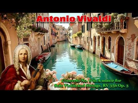 Antonio Vivaldi - Concerto No. 6 in A minor for Solo Violin and Strings, RV 356 Op. 3
