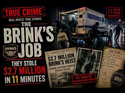 They Stole $2.7 Million In 11 Minutes - The Brink's Job #crime #criminalinvestigation #crimestory