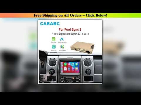 For Ford Sync 2 F-150 Expedition Super Duty Accessories Wireless CarPlay Android Auto Navigation