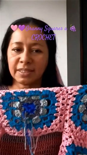 🩷💜Granny Squares a 🍇CROCHET