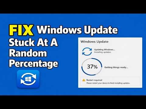 How To Fix Windows Update Stuck At A Random Percentage