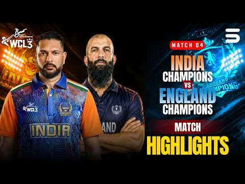 Match Highlights🏏| India Champions vs England Champions | Match 4 | WCL 2026 | M9O1T