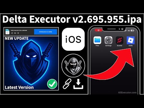 [New Update] Delta Executor iOS v695.955 .ipa For iPhone & iPad | Best Roblox Executor October 2025