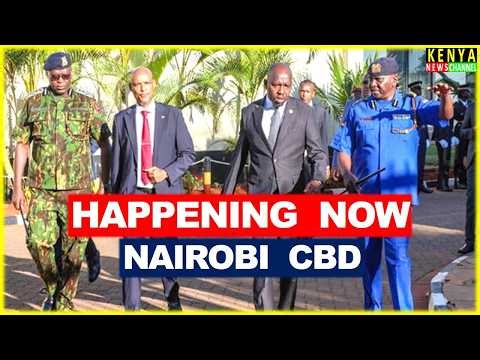 LIVE - Murkomen and Police IG Kanja speak on Maandamano Goons in Parliament