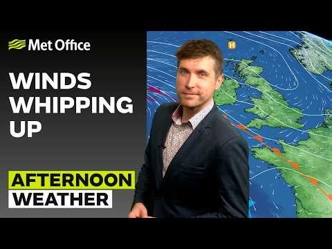 22/04/2026 - Warmer in the southwest- Afternoon Weather Forecast UK – Met Office Weather