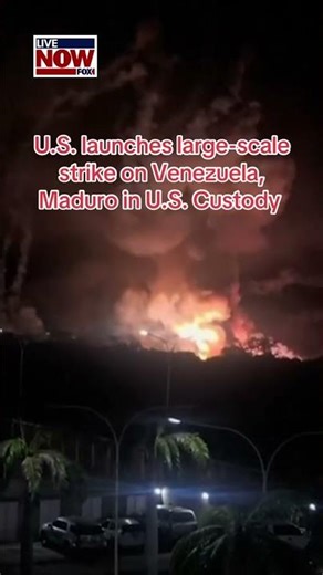 VIDEO: US launches large-scale attack on Venezuela, Maduro captured