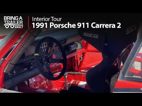 1991 Porsche 911 Carrera 2 Race Car Interior Tour | Bring a Trailer