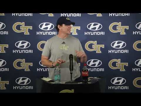 GT FB: Allen Mogridge media availability (2026 Spring Practice)