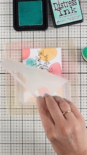 modern card with foiling