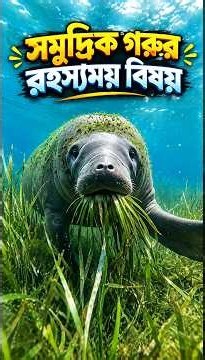 Why Is This Animal Called the Sea Cow? 🤯#nature #wildlife #animals #facts #shorts