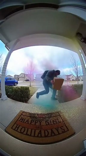 Porch Pirate Gets Instant Karma: Exploding Bait Box Surprise
