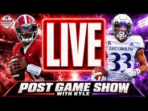 Alabama vs. East Carolina Live Streaming Scoreboard, Play-By-Play: College Football Week 1 On ABC