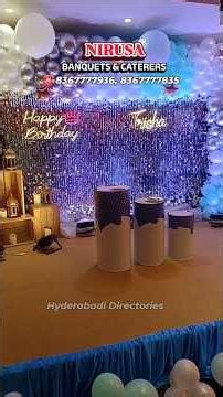 Nirusa Banquets & Catering | Best Wedding & Event Hall in Lingampally | 8367777936 | 8367777835