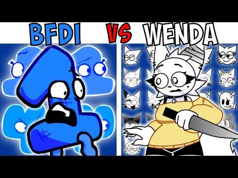 ALL BFDI VS WENDA TEST | FNF Character Test | Gameplay VS Playground