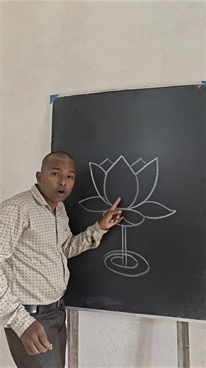 How to draw a lotus #flower #art #drawing #viralvideo #trending #shortvideo #youtubeshorts