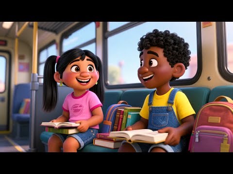 School Bus Friends With Baby 🚌🎶 Fun Learning Song | Explore Numbers and Transportation for Kids