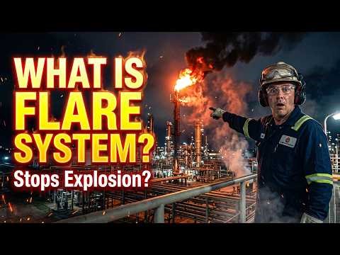 How Toxic Gas Is Burned Safely | Flare System Explained #sonusinghrefinery