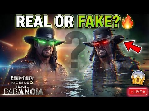 REAL OR FAKE? 😳 CODM Season 3 Paranoia LIVE Gameplay 🔥 New Update Insane!