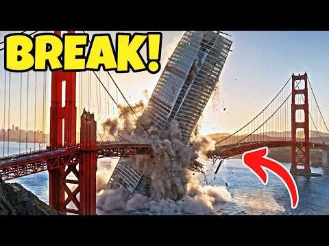 Massive Skyscraper COLLAPSE Destroys Golden Gate BRIDGE! | Teardown