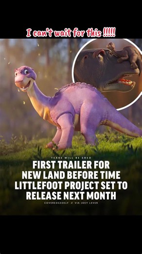 The land before time is such a special movie to me ..I can't wait for Littlefoot next year ..…#littlefoot #officialteaser #comingsoon #ifweholdontogether #fyp