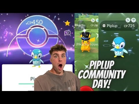 ✨Piplup Community Day Classic and FINAL DAY Of Shiny Boosted New Years Event In Pokemon Go!✨