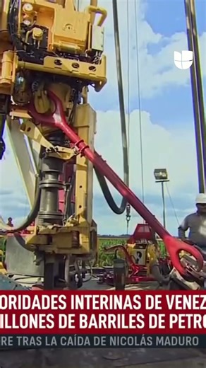 Venezuela entregará entre 30 y 50 millones de barriles de petróleo a EEUU, anuncia #trump