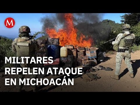Fuerzas militares aseguraron un fusil Barrett y aparatos explosivos tras operativo en en Michoacán