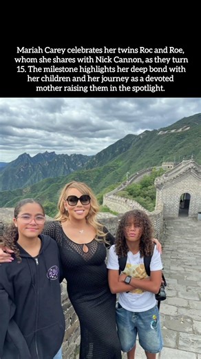 Mariah Carey’s Twins Roc and Roe Just Turned 15! 🎄✨ #hollywoodbuzz #celebritynews