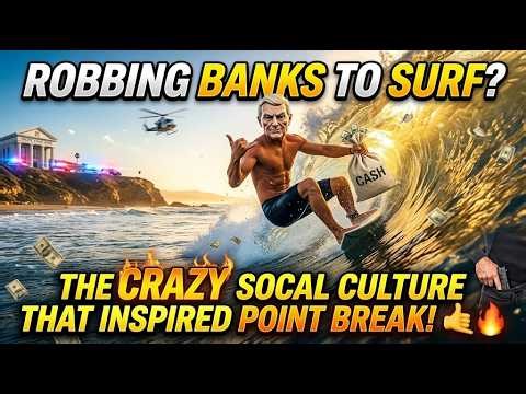 Robbing Banks to Surf? The CRAZY SoCal Culture That Inspired Point Break! 🤙🔥