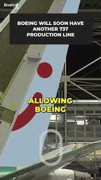 Boeing's Newest Production Line Takes Shape #shorts