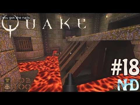 Let's Play Quake (Hard) (pt18) E3M7: The Haunted Halls (secret level)