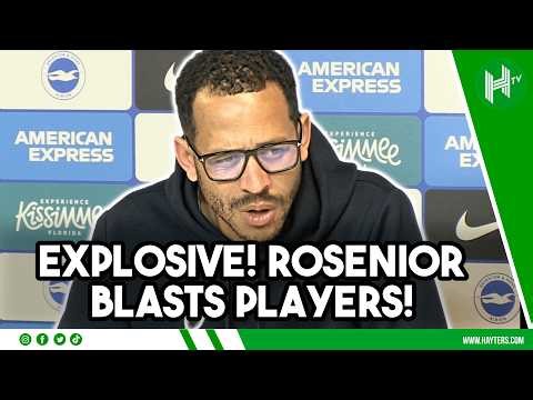 EXPLOSIVE! Rosenior blasts UNACCEPTABLE Chelsea performance | Brighton 3-0 Chelsea